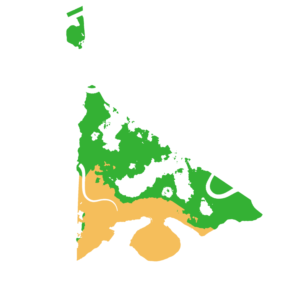 Biome Rust Map: Procedural Map, Size: 2800, Seed: 538732107