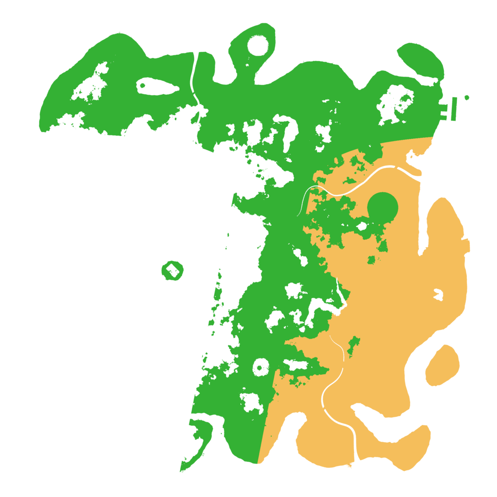 Biome Rust Map: Procedural Map, Size: 4250, Seed: 574790053
