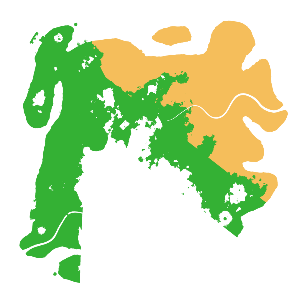 Biome Rust Map: Procedural Map, Size: 3500, Seed: 1470522417