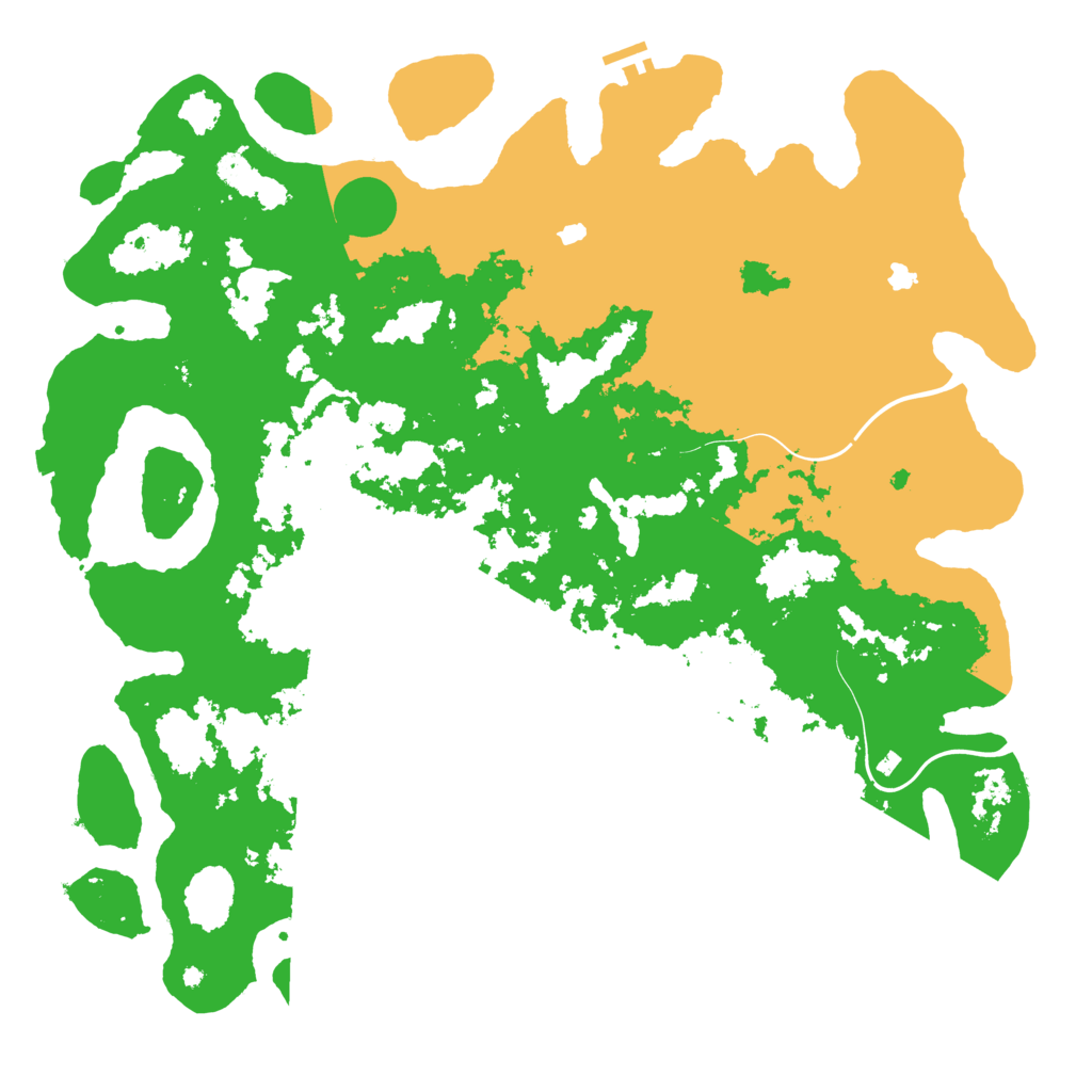 Biome Rust Map: Procedural Map, Size: 4850, Seed: 1637769