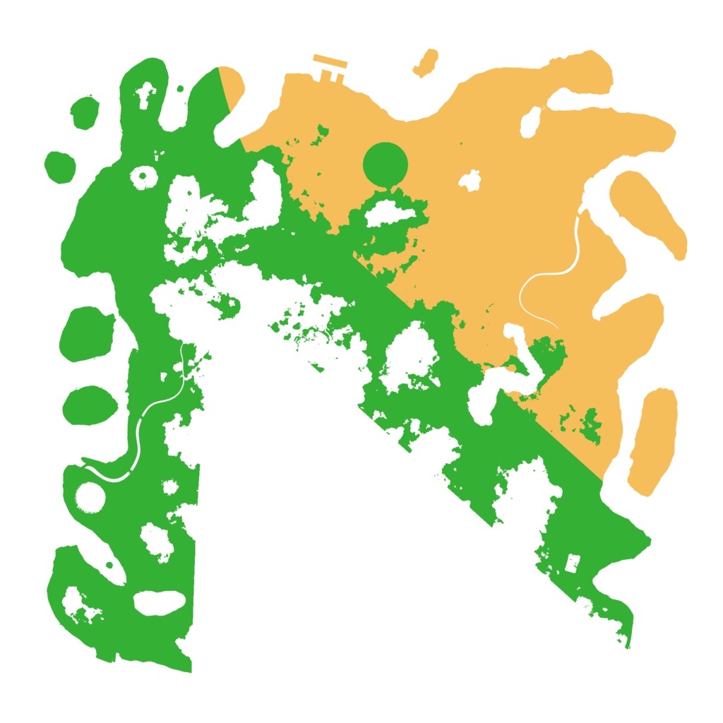 Biome Rust Map: Procedural Map, Size: 4250, Seed: 8311912