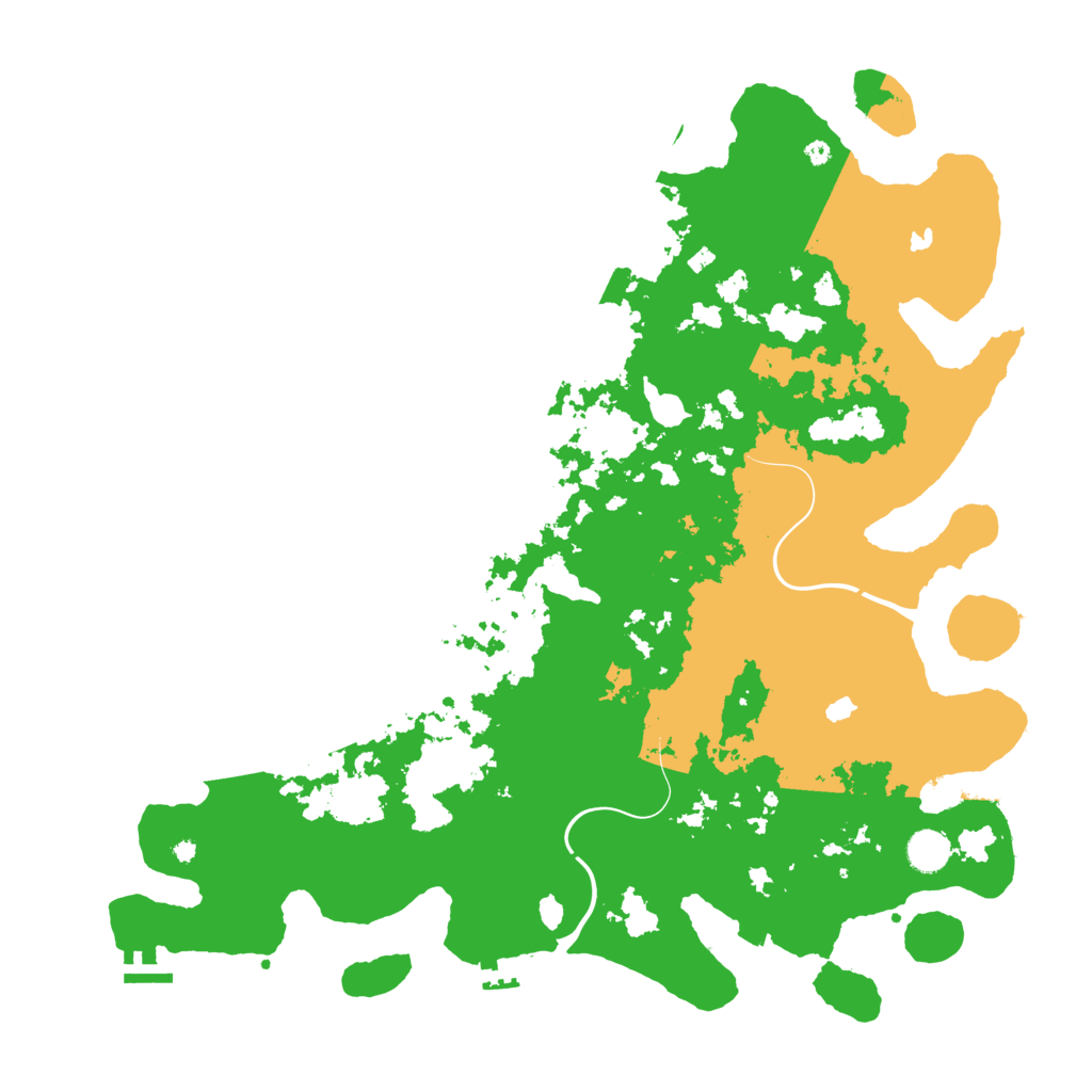 Biome Rust Map: Procedural Map, Size: 4500, Seed: 1793420708