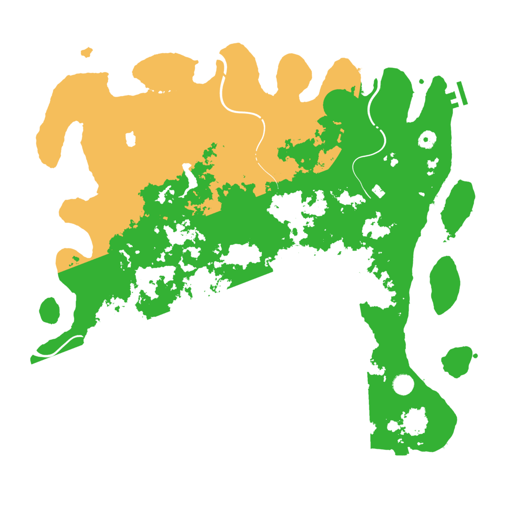 Biome Rust Map: Procedural Map, Size: 4250, Seed: 1341336