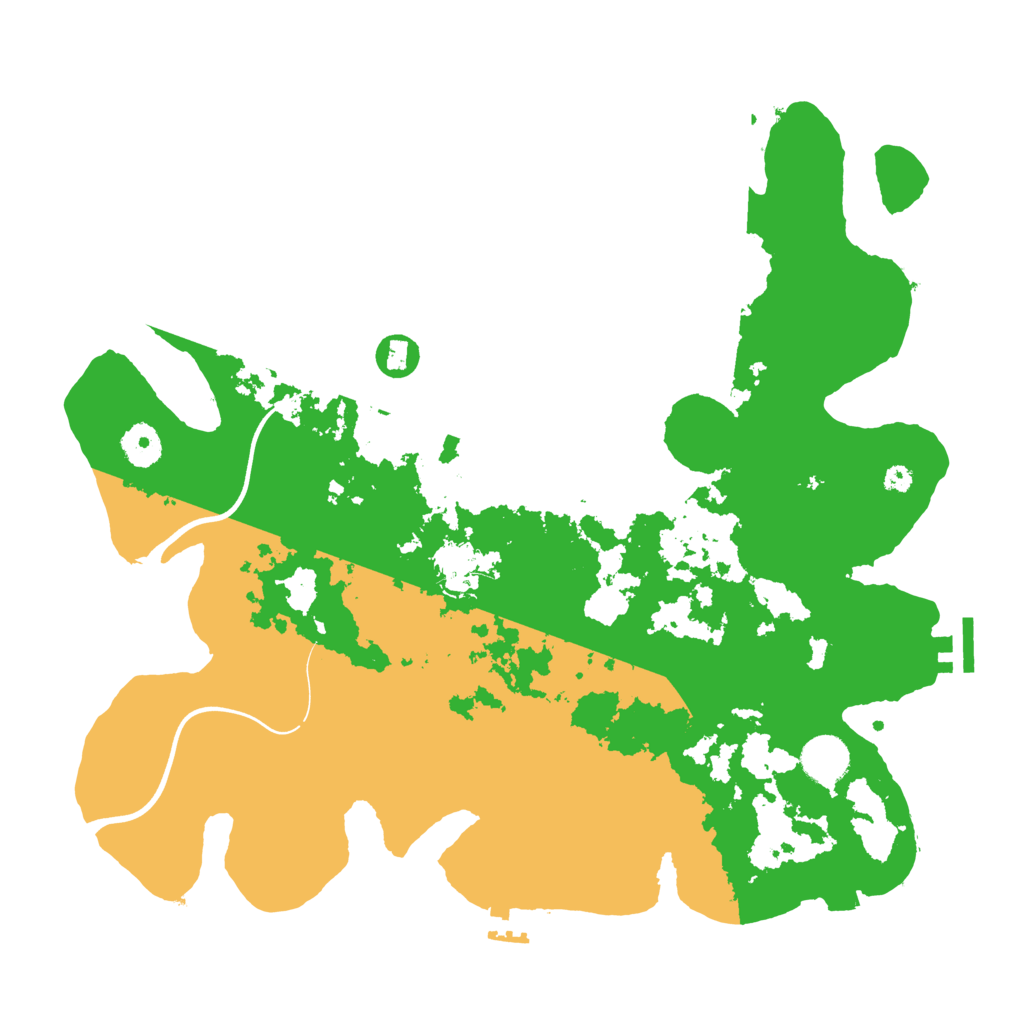 Biome Rust Map: Procedural Map, Size: 3750, Seed: 1151087508