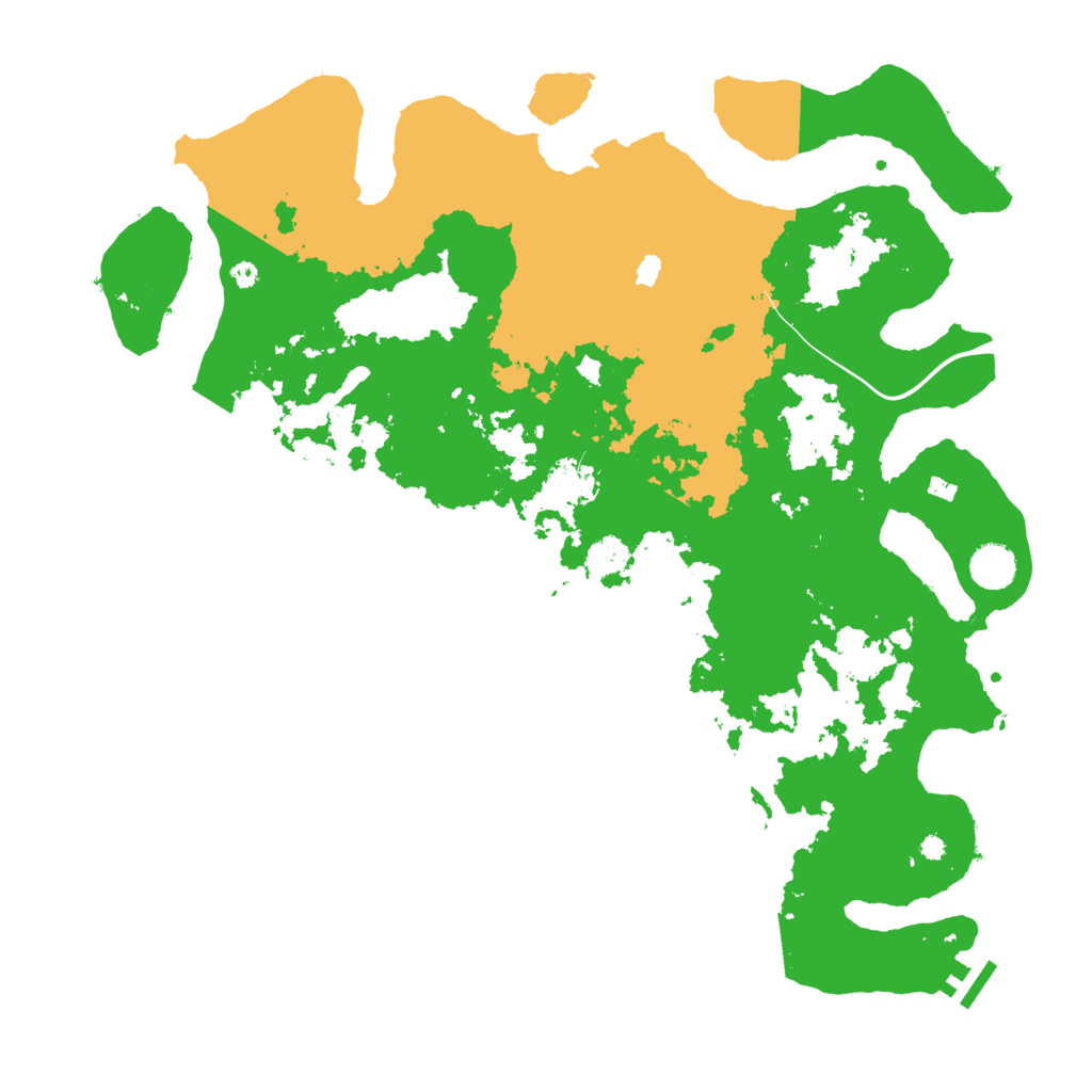 Biome Rust Map: Procedural Map, Size: 4200, Seed: 828436
