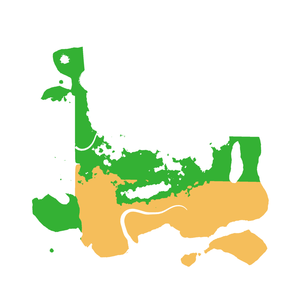 Biome Rust Map: Procedural Map, Size: 3000, Seed: 91947