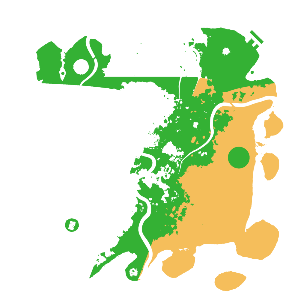 Biome Rust Map: Procedural Map, Size: 3750, Seed: 1763510732