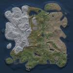 Thumbnail Rust Map: Procedural Map, Size: 4000, Seed: 715209745, 14 Monuments