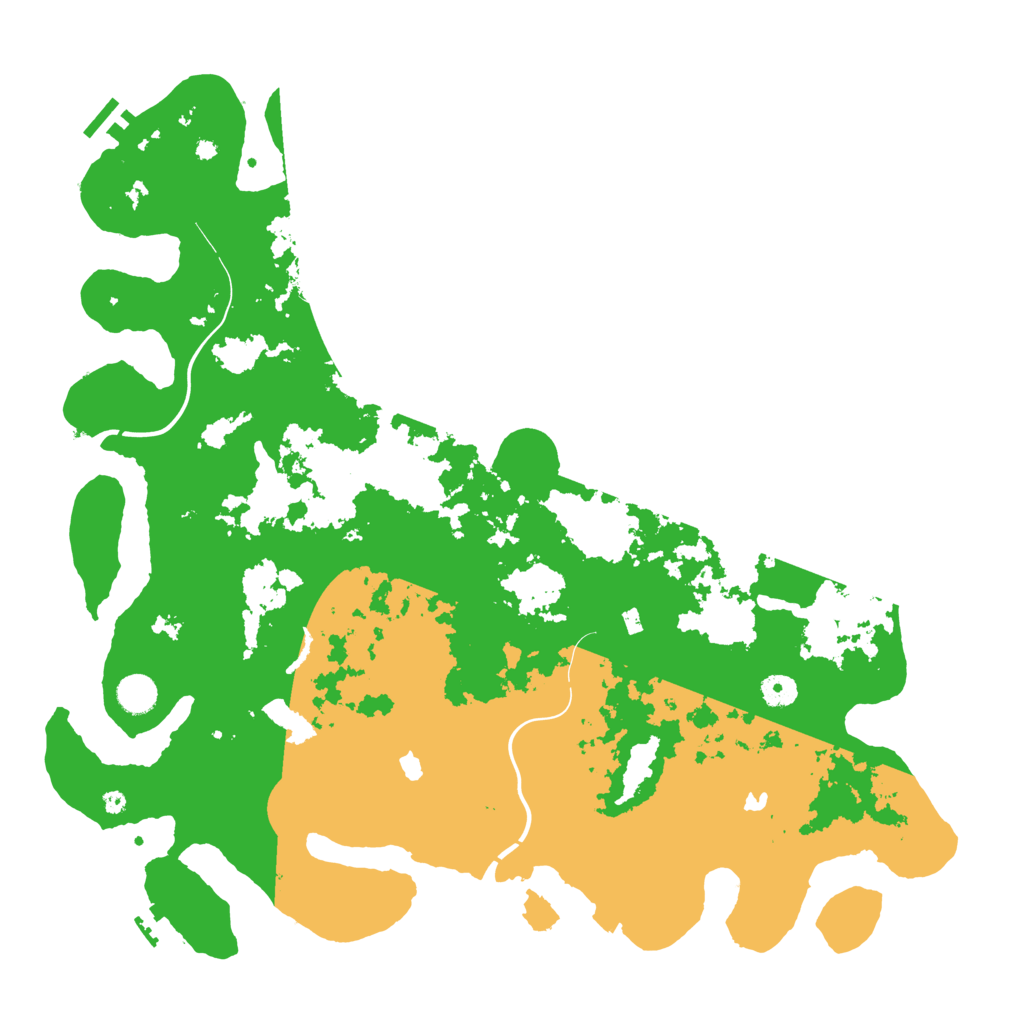 Biome Rust Map: Procedural Map, Size: 4500, Seed: 2135046839