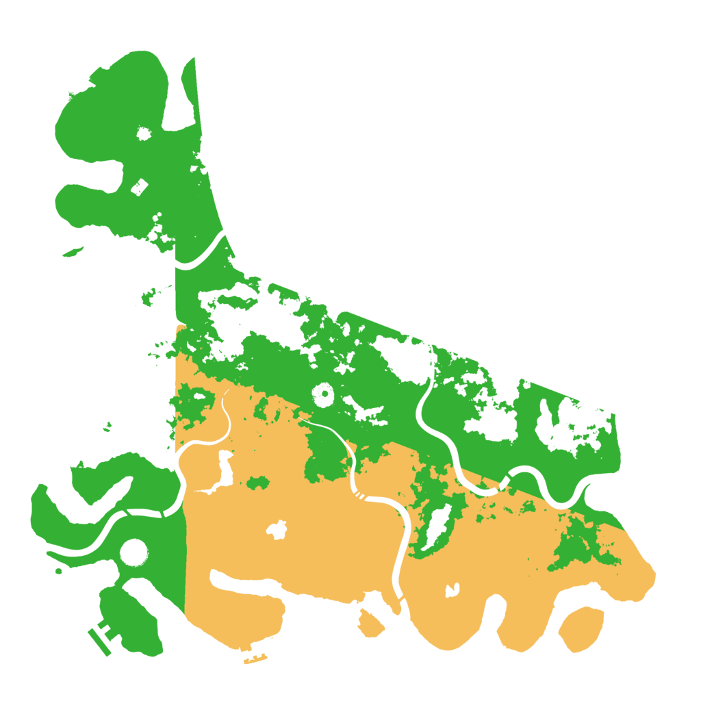 Biome Rust Map: Procedural Map, Size: 4500, Seed: 2135046839