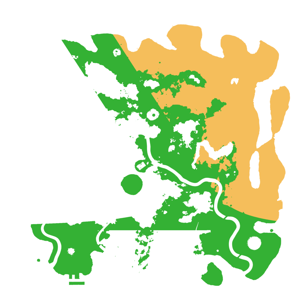 Biome Rust Map: Procedural Map, Size: 4000, Seed: 593215952