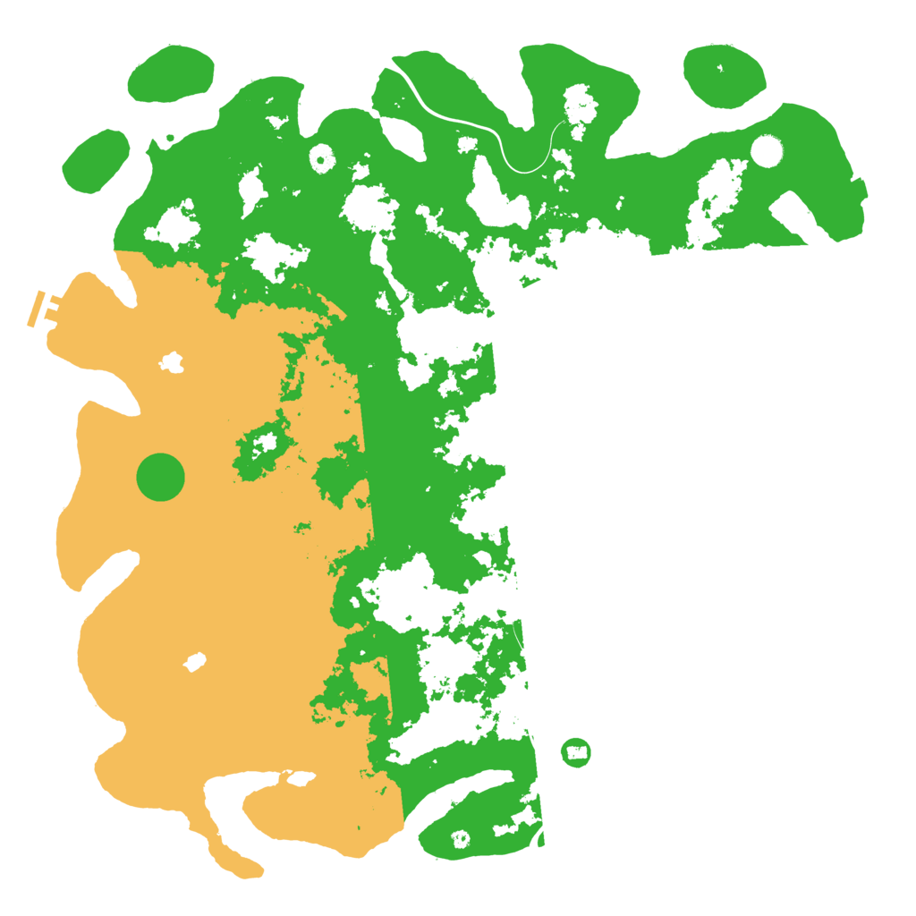 Biome Rust Map: Procedural Map, Size: 5000, Seed: 1792199732