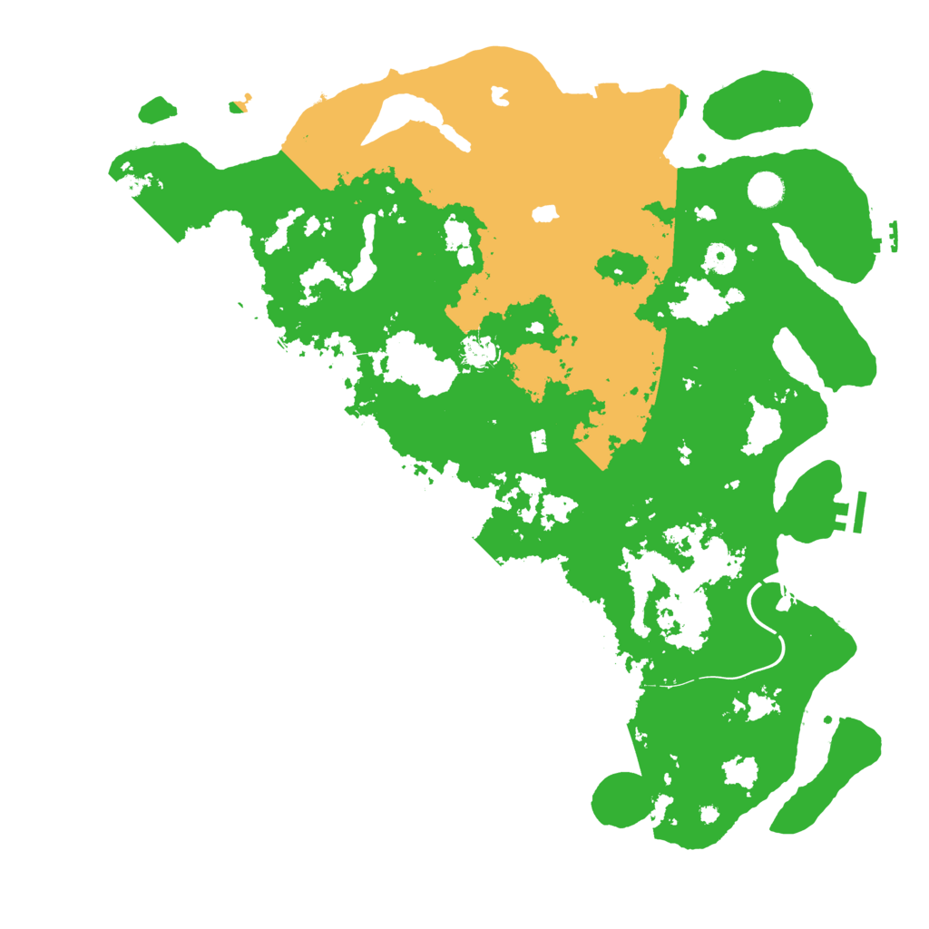 Biome Rust Map: Procedural Map, Size: 4500, Seed: 21529351
