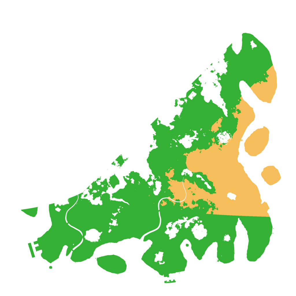 Biome Rust Map: Procedural Map, Size: 4000, Seed: 876247580