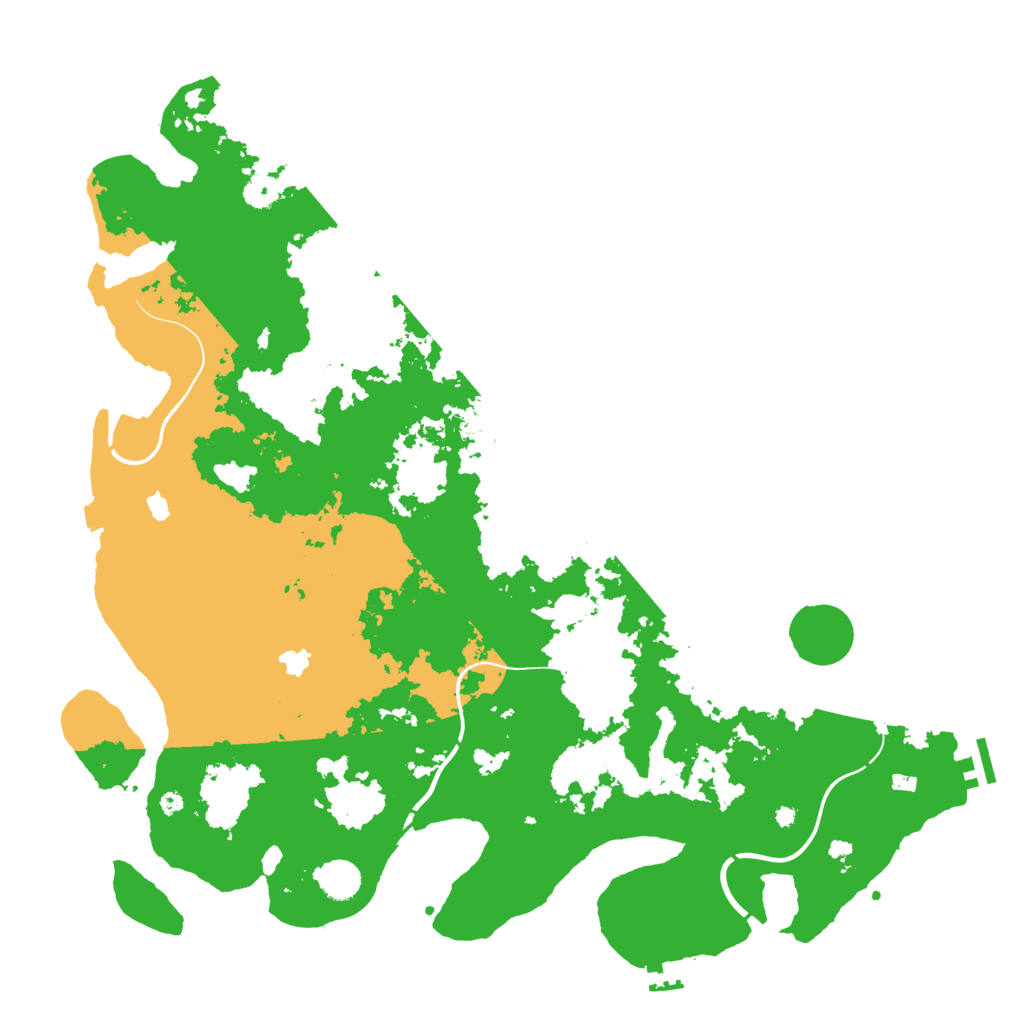 Biome Rust Map: Procedural Map, Size: 4501, Seed: 1294533