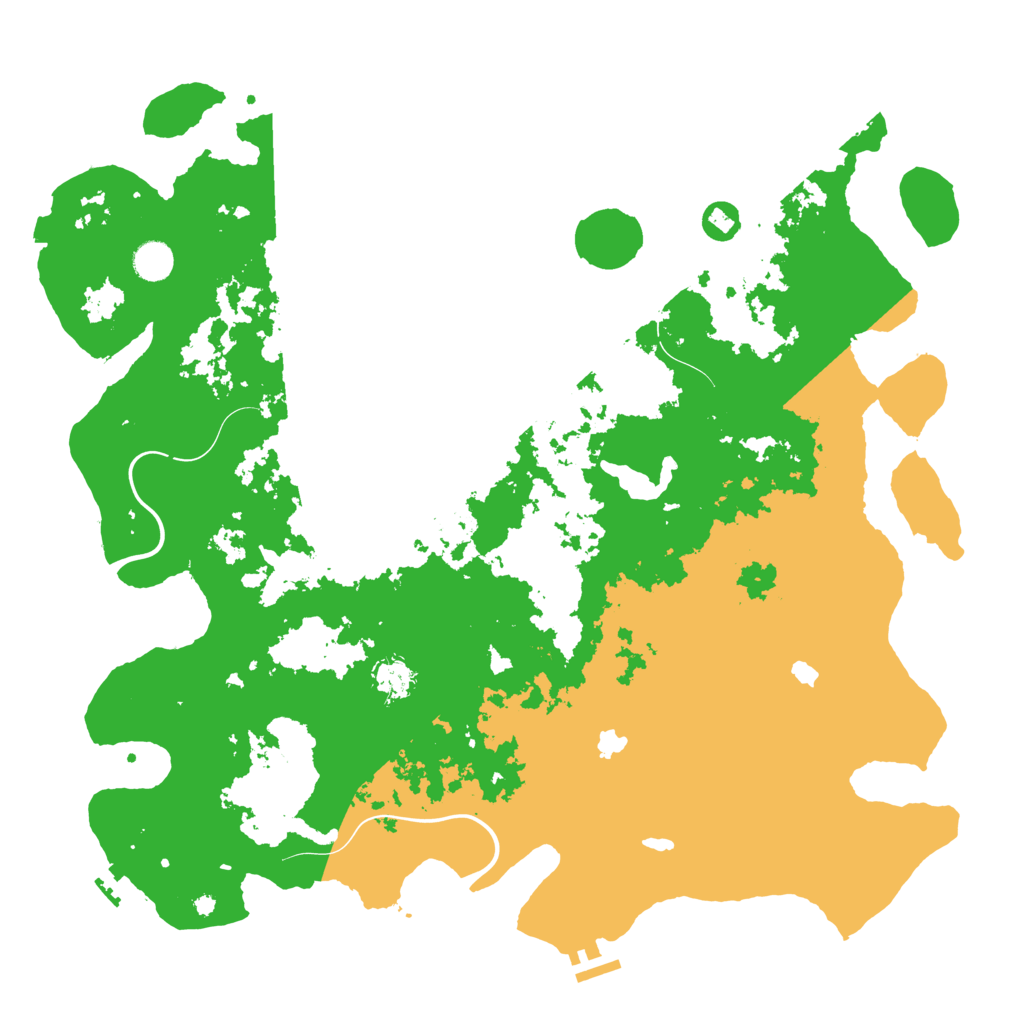 Biome Rust Map: Procedural Map, Size: 4500, Seed: 1471696058