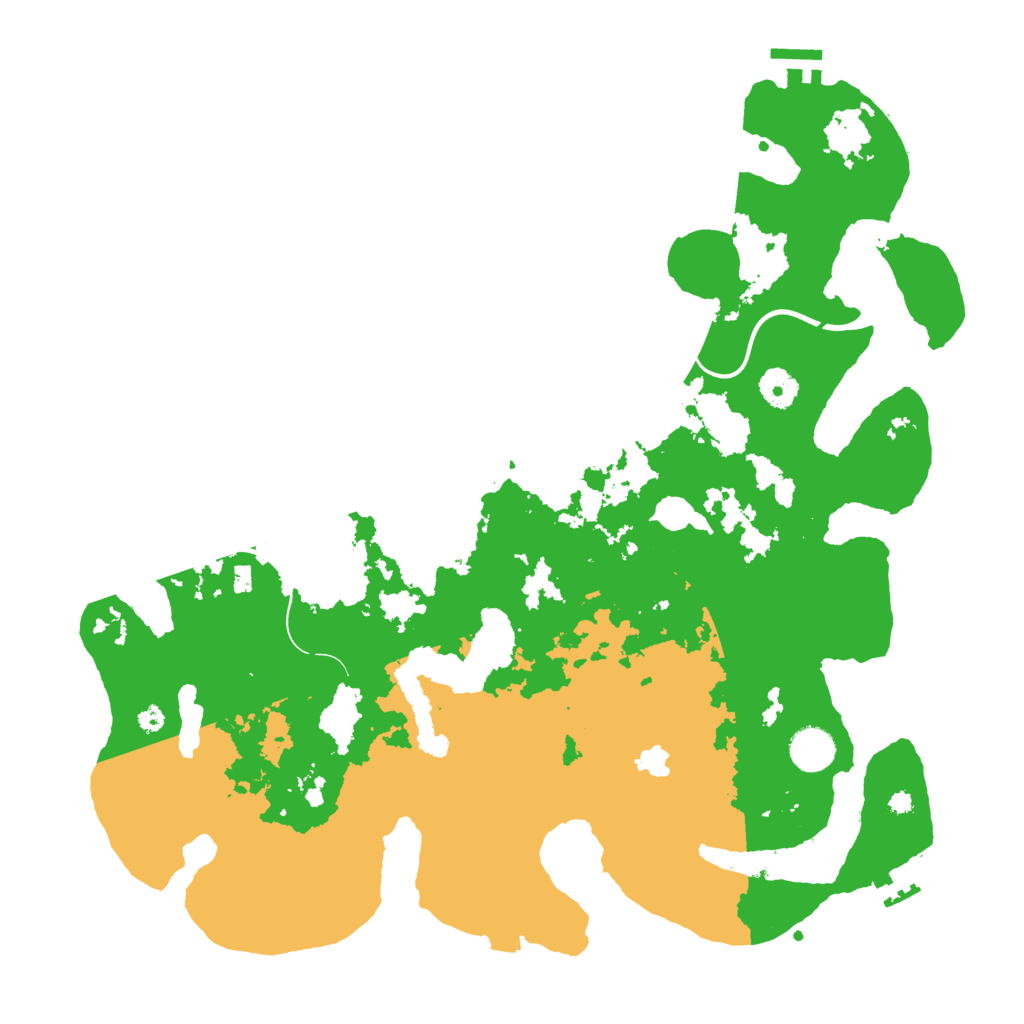 Biome Rust Map: Procedural Map, Size: 4000, Seed: 78456894