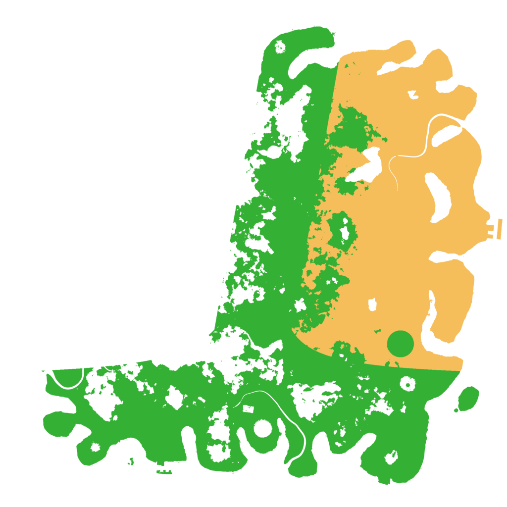 Biome Rust Map: Procedural Map, Size: 5000, Seed: 411918521