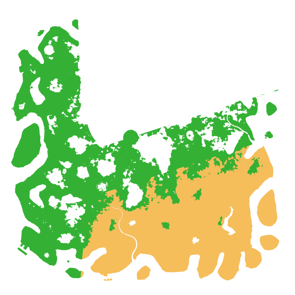 Biome Rust Map: Procedural Map, Size: 5500, Seed: 32970784