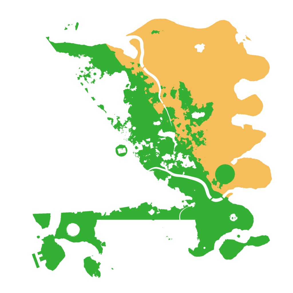 Biome Rust Map: Procedural Map, Size: 4001, Seed: 342461388