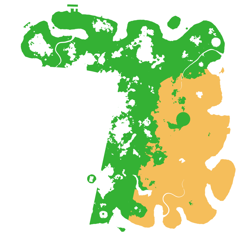 Biome Rust Map: Procedural Map, Size: 4700, Seed: 668358857