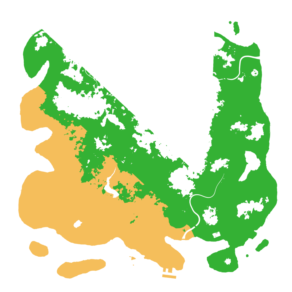Biome Rust Map: Procedural Map, Size: 4250, Seed: 572844030
