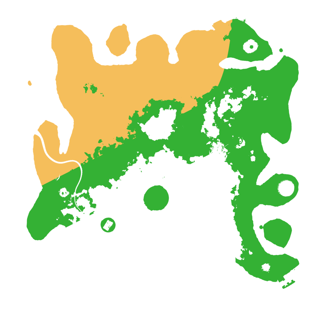 Biome Rust Map: Procedural Map, Size: 3500, Seed: 751997