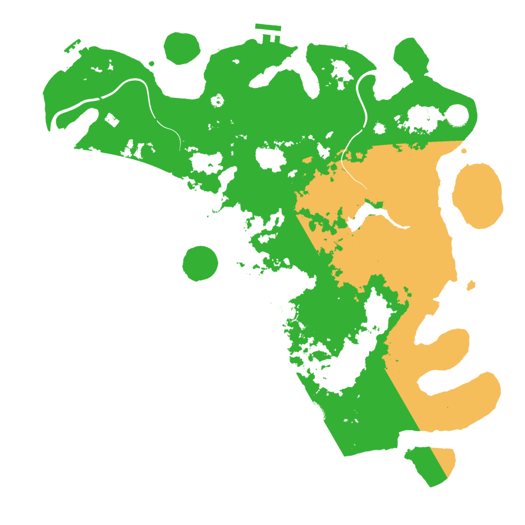 Biome Rust Map: Procedural Map, Size: 4096, Seed: 2115543413