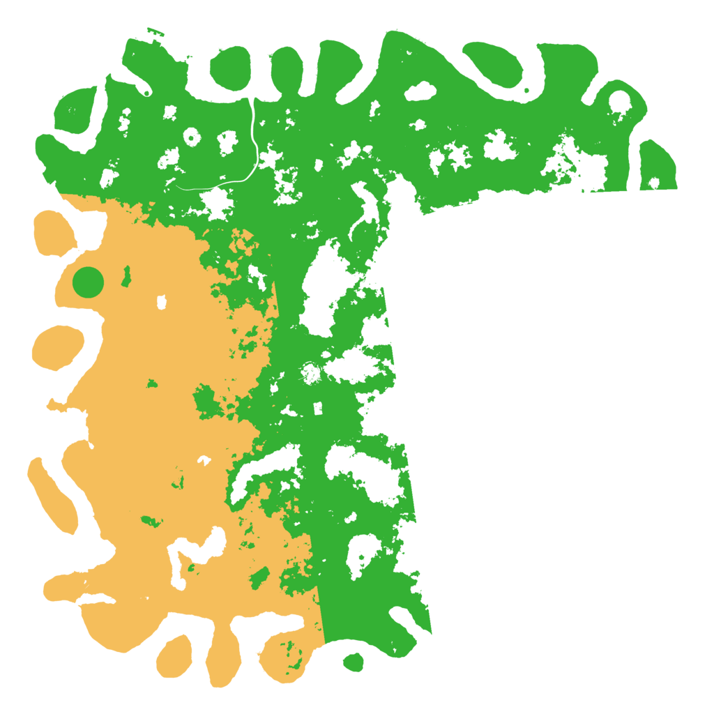 Biome Rust Map: Procedural Map, Size: 6000, Seed: 609294440