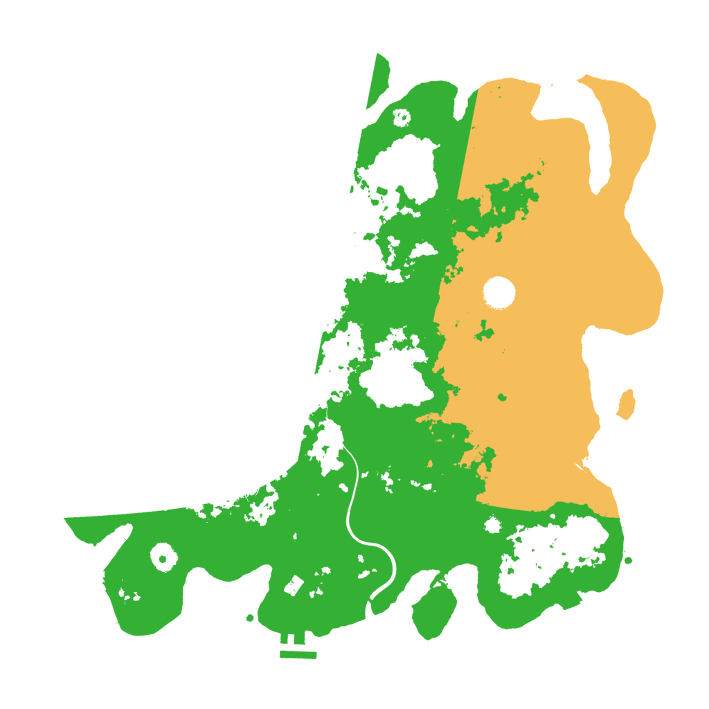 Biome Rust Map: Procedural Map, Size: 3900, Seed: 1598836819