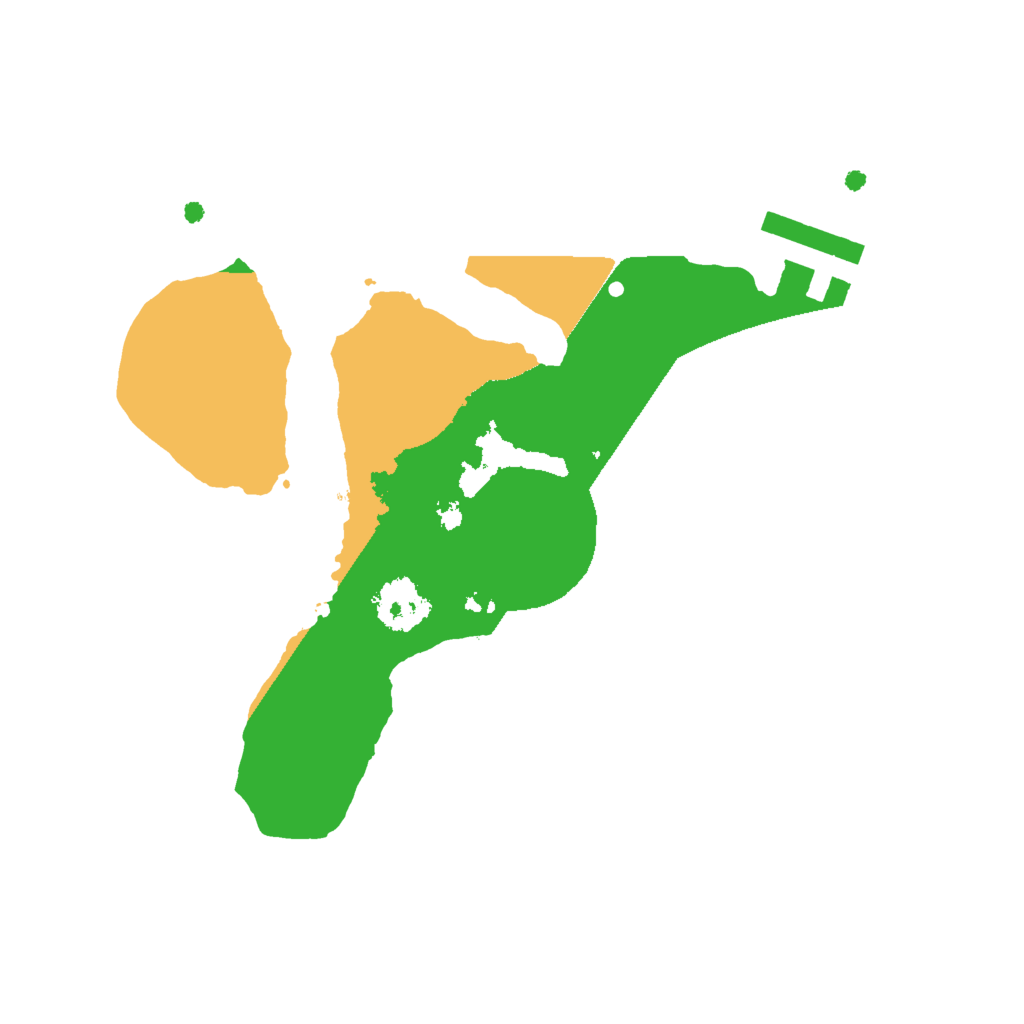 Biome Rust Map: Procedural Map, Size: 2000, Seed: 1257977863