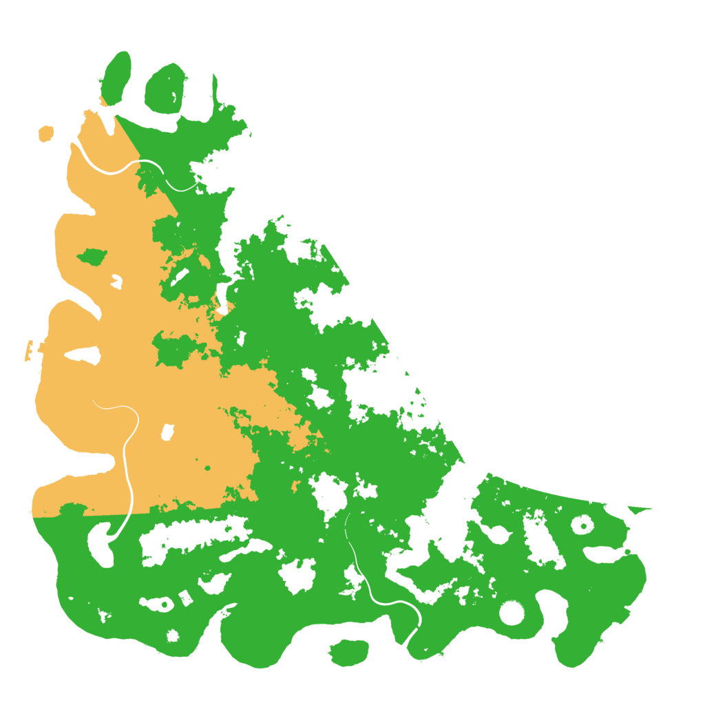 Biome Rust Map: Procedural Map, Size: 5000, Seed: 600349866