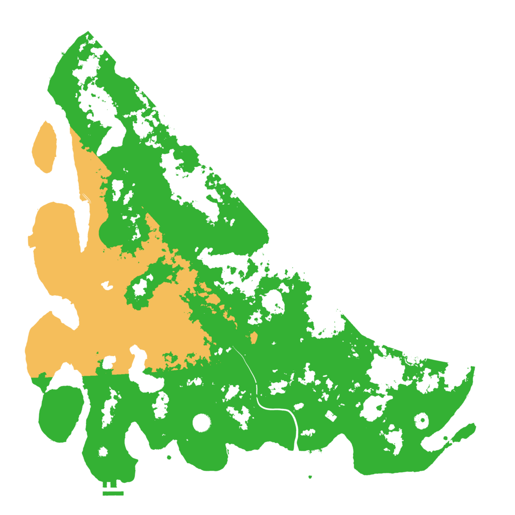 Biome Rust Map: Procedural Map, Size: 5000, Seed: 704333551