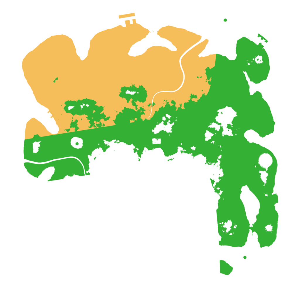 Biome Rust Map: Procedural Map, Size: 3750, Seed: 1993059483