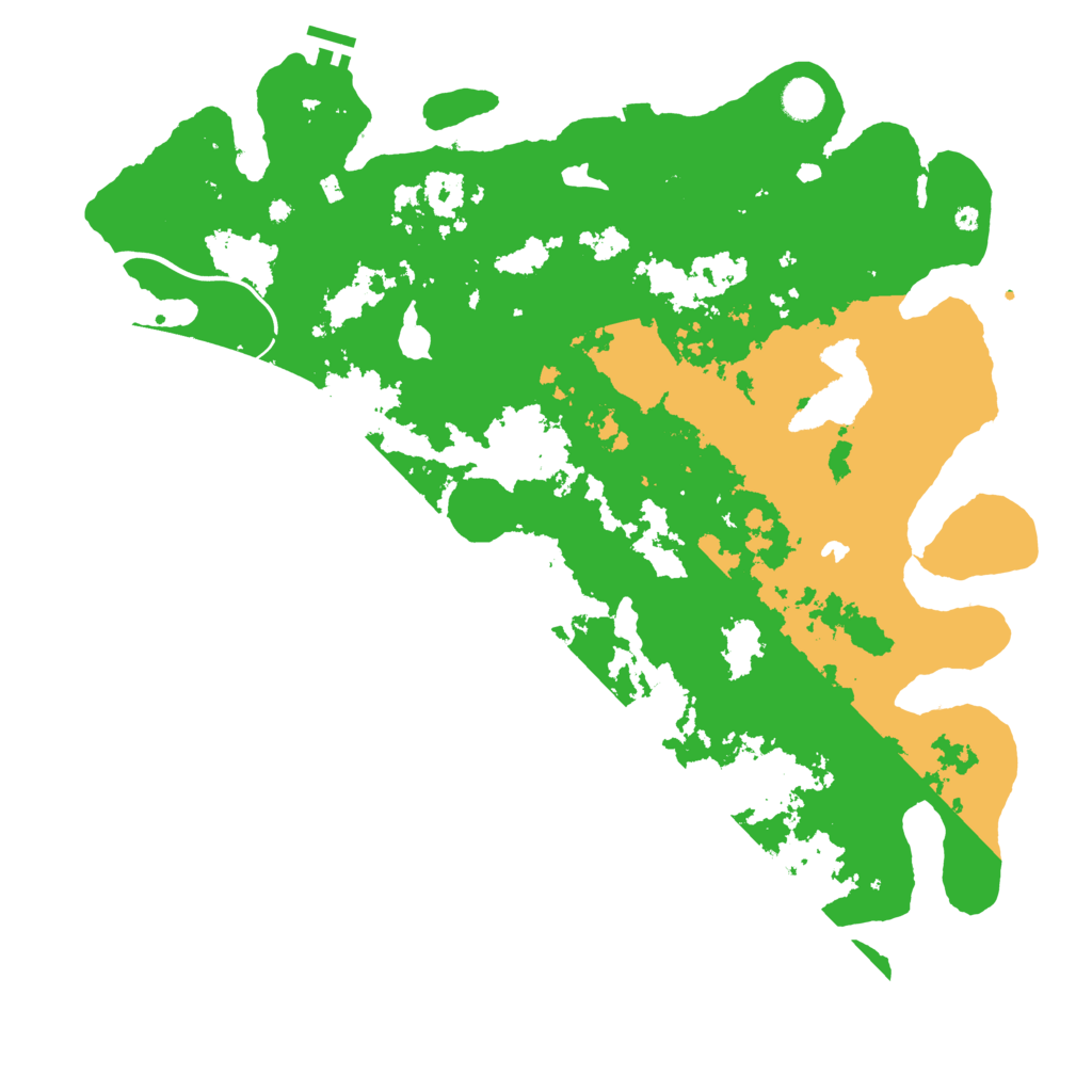 Biome Rust Map: Procedural Map, Size: 4500, Seed: 2116483401