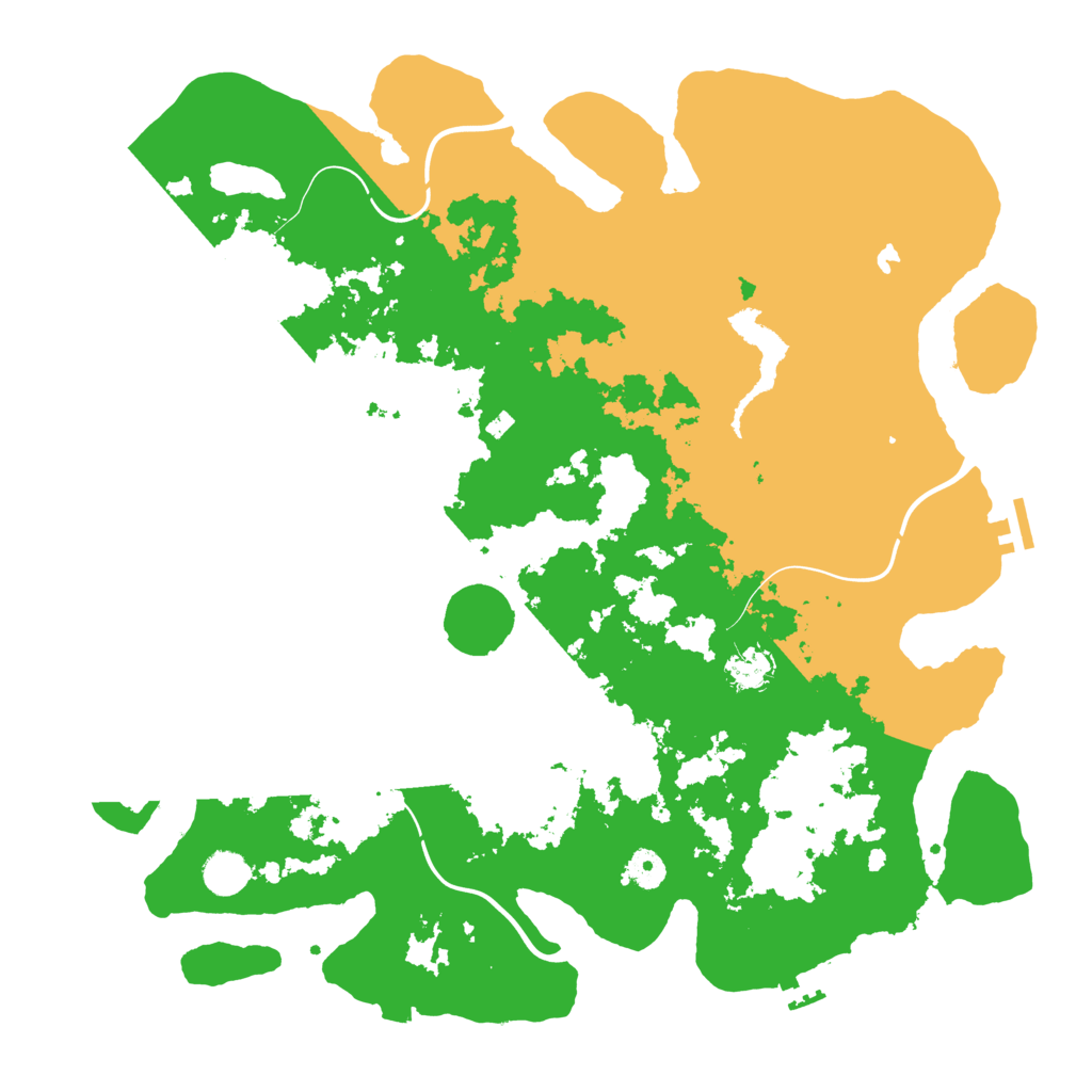Biome Rust Map: Procedural Map, Size: 4300, Seed: 1333380087