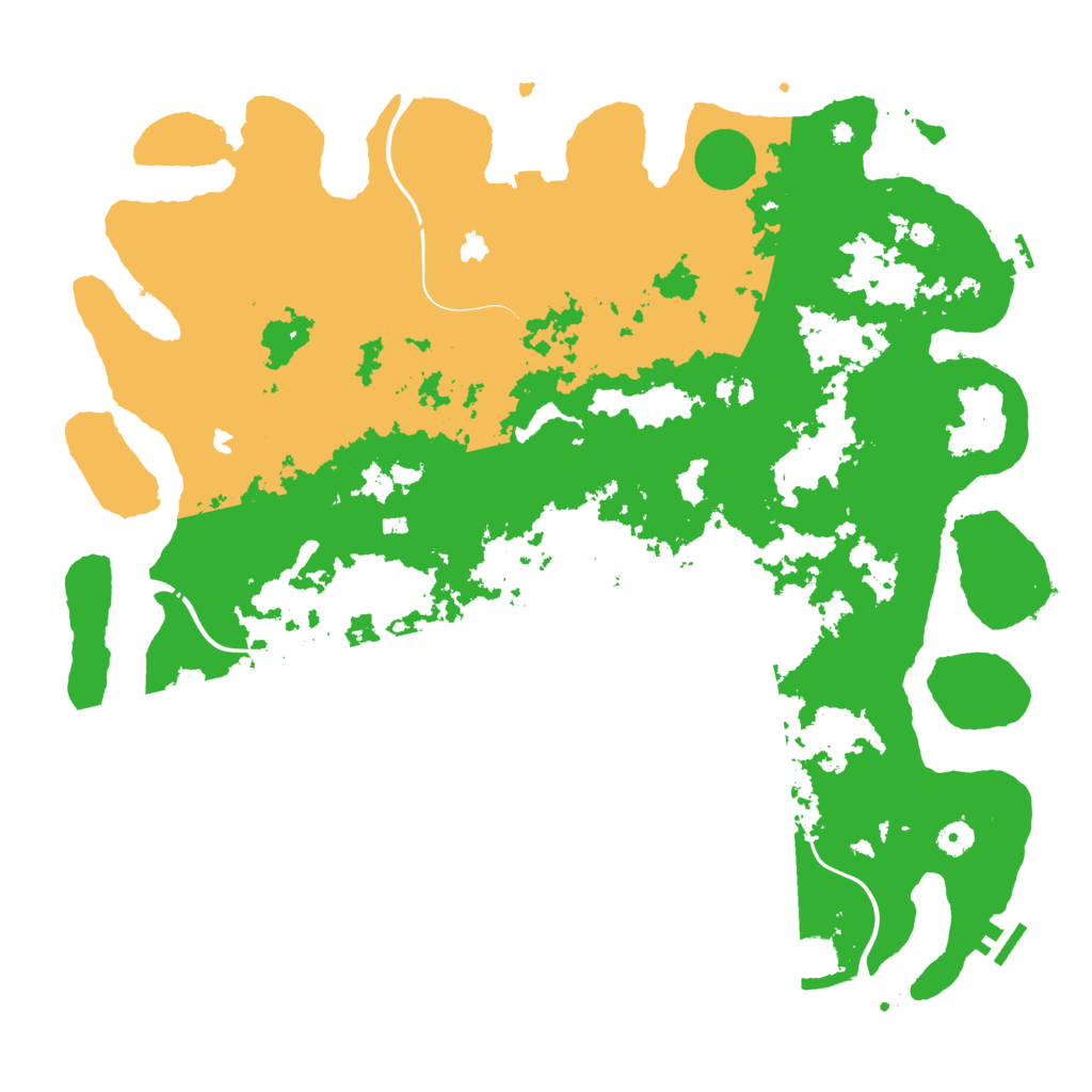 Biome Rust Map: Procedural Map, Size: 4716, Seed: 6765