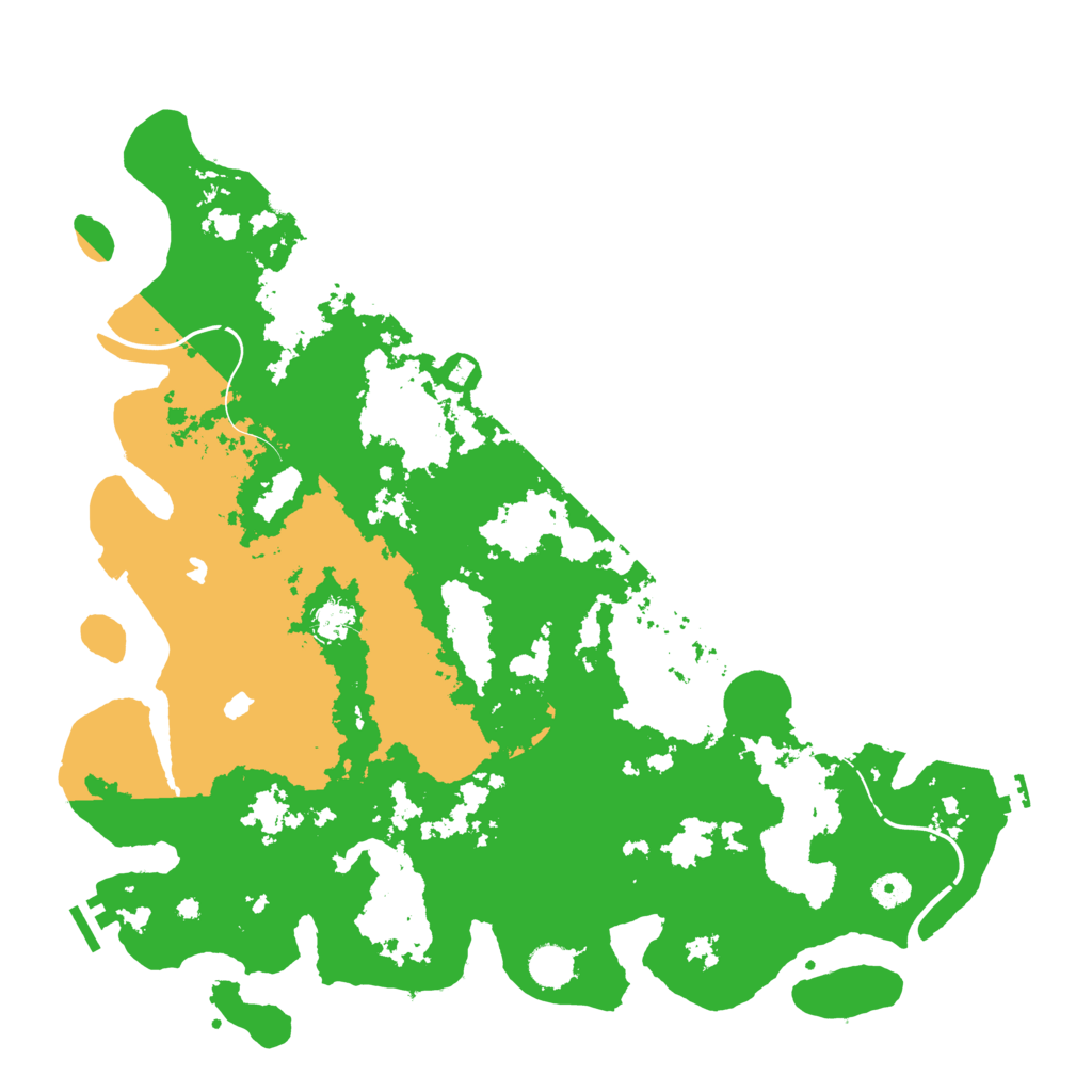 Biome Rust Map: Procedural Map, Size: 4500, Seed: 646803466