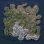 Thumbnail Rust Map: Procedural Map, Size: 3500, Seed: 1452204191, 15 Monuments