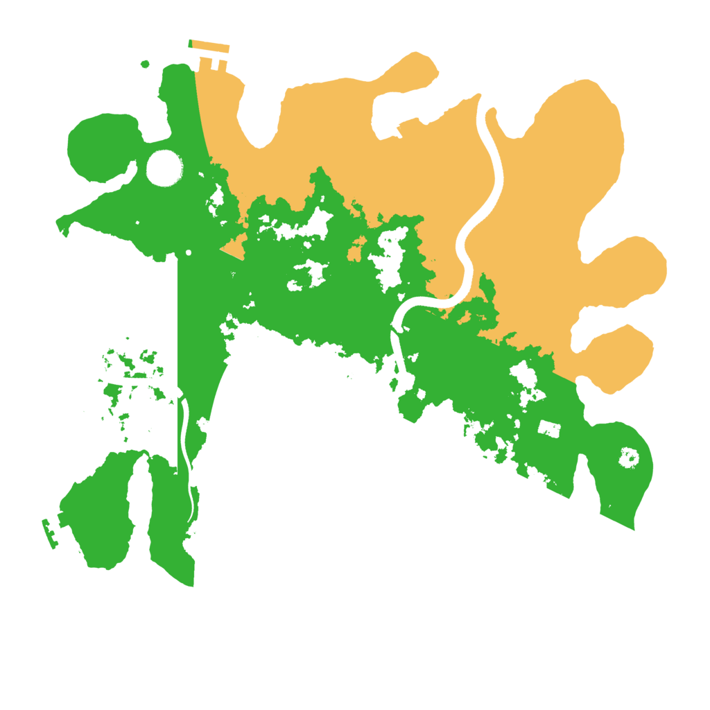 Biome Rust Map: Procedural Map, Size: 3500, Seed: 1452204191