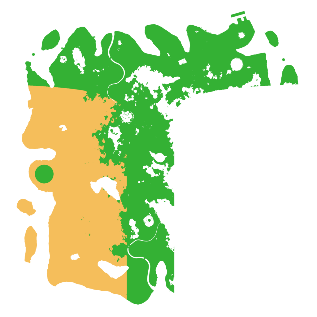 Biome Rust Map: Procedural Map, Size: 4500, Seed: 1065549601
