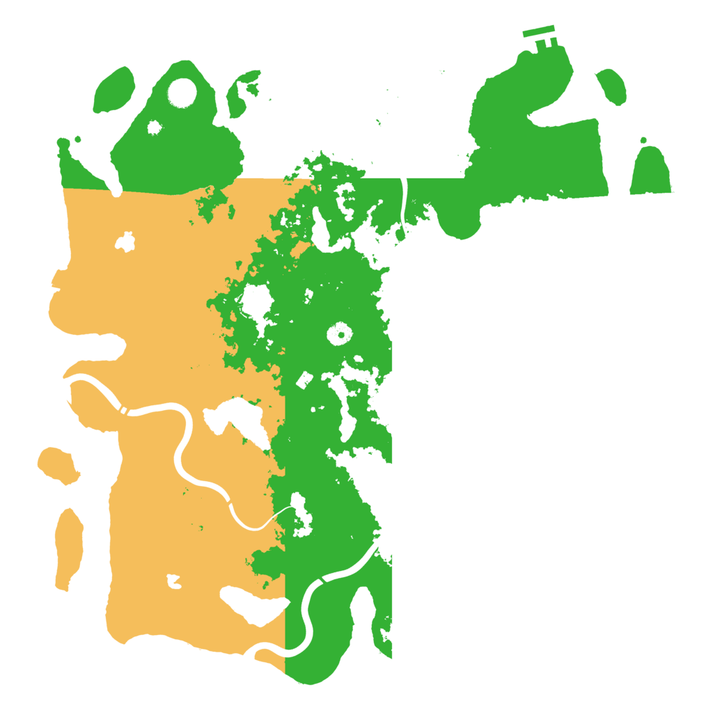 Biome Rust Map: Procedural Map, Size: 4500, Seed: 1065549601