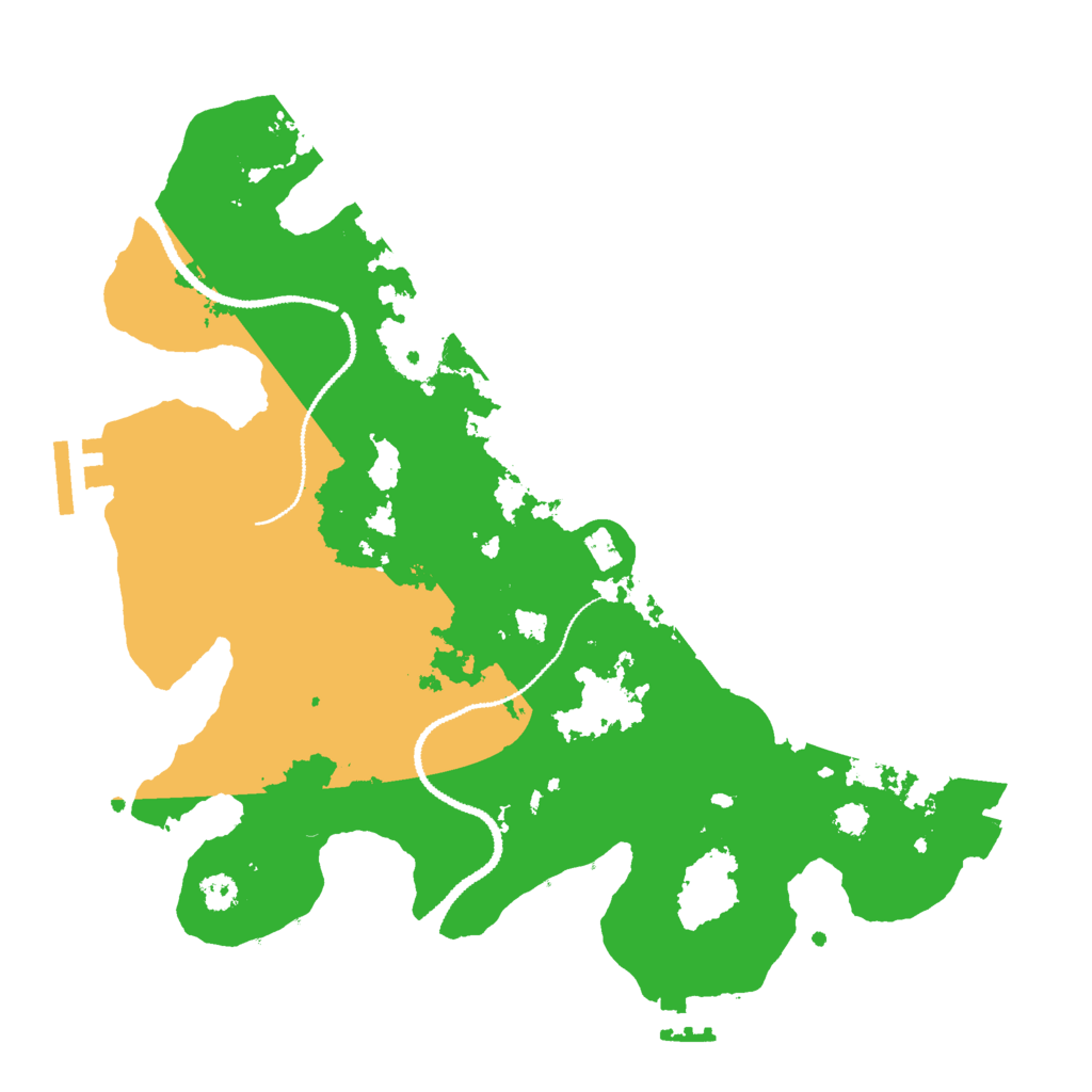 Biome Rust Map: Procedural Map, Size: 3000, Seed: 119708877
