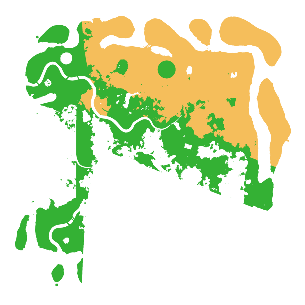 Biome Rust Map: Procedural Map, Size: 4500, Seed: 1991930461