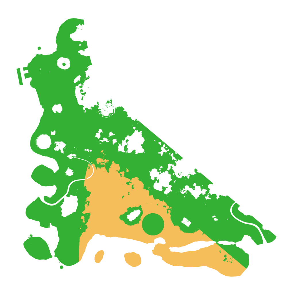 Biome Rust Map: Procedural Map, Size: 3500, Seed: 645169468