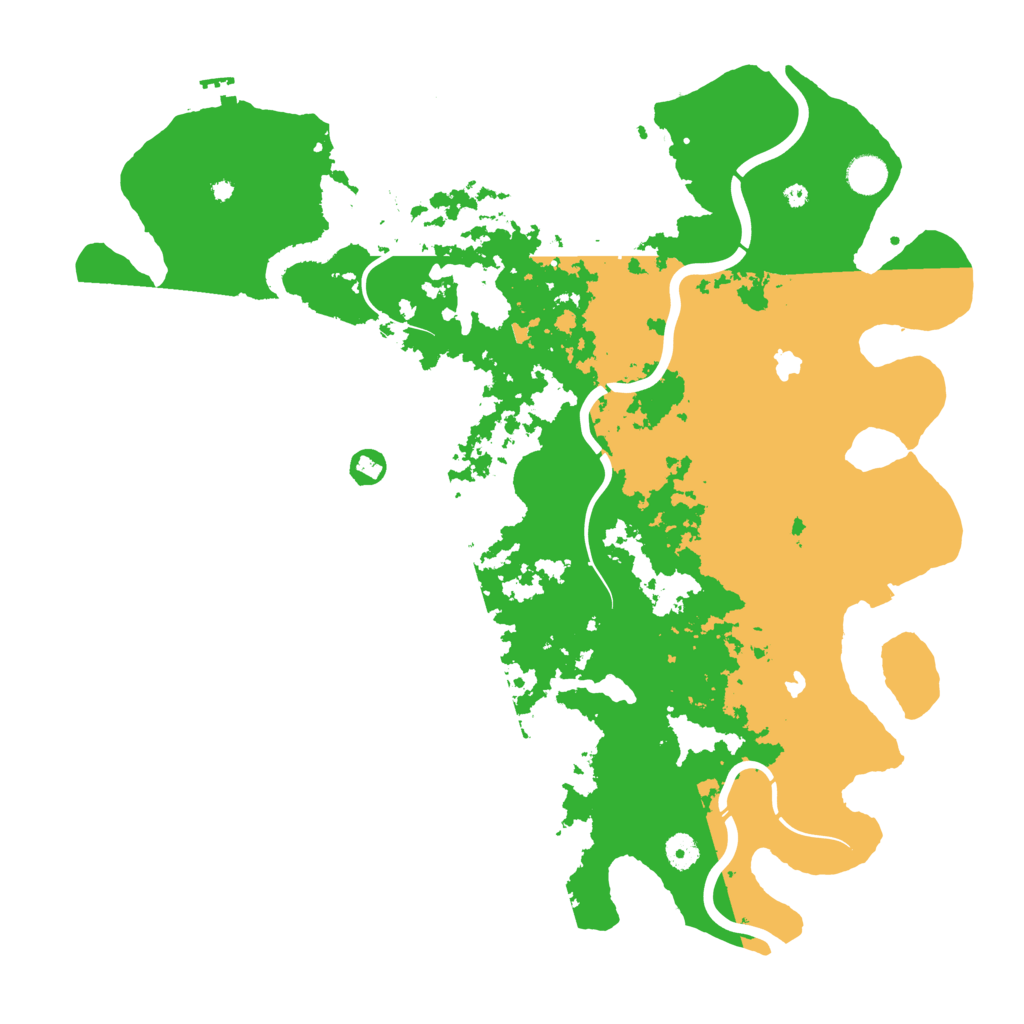 Biome Rust Map: Procedural Map, Size: 4500, Seed: 1010835351