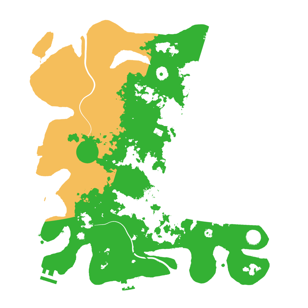 Biome Rust Map: Procedural Map, Size: 3650, Seed: 38562101