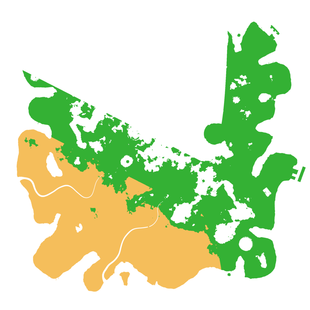 Biome Rust Map: Procedural Map, Size: 4000, Seed: 37620445