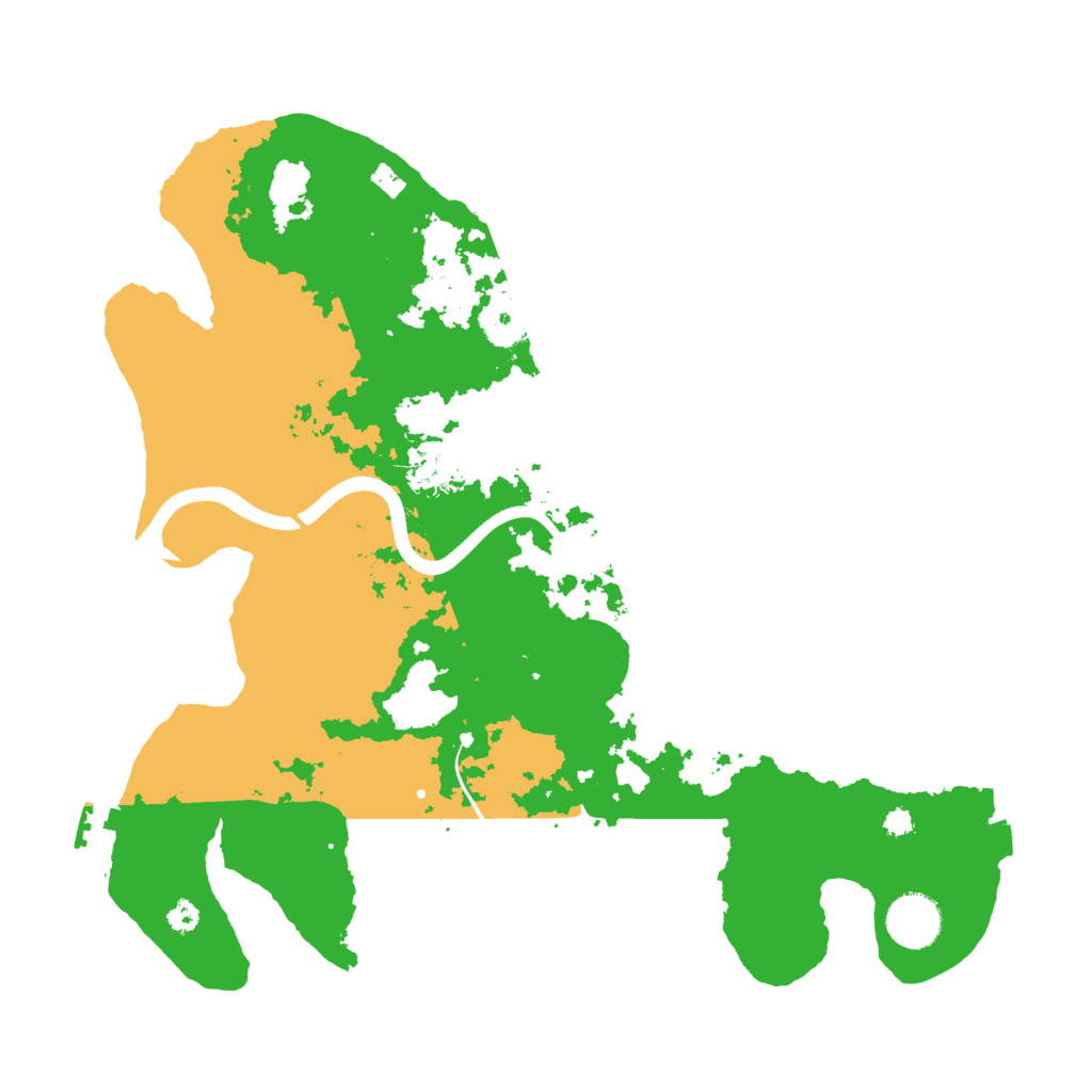 Biome Rust Map: Procedural Map, Size: 3500, Seed: 1439002826