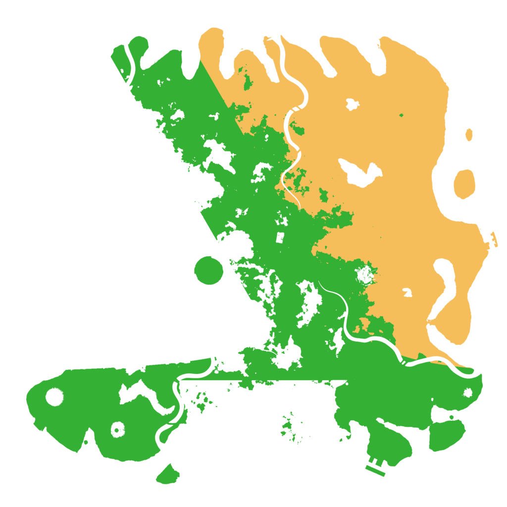 Biome Rust Map: Procedural Map, Size: 5000, Seed: 5563573